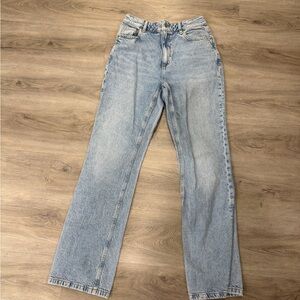 Dynamite Light Blue Straight-Leg Jeans